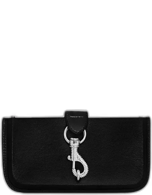 Phone Faux-Leather Chain Crossbody Bag