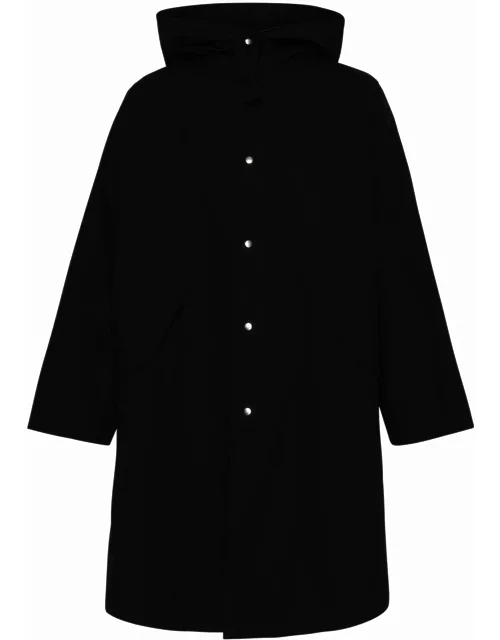 Jil Sander Navy Cotton Coat