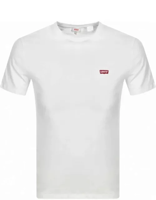 Levis Original Crew Neck Logo T Shirt White