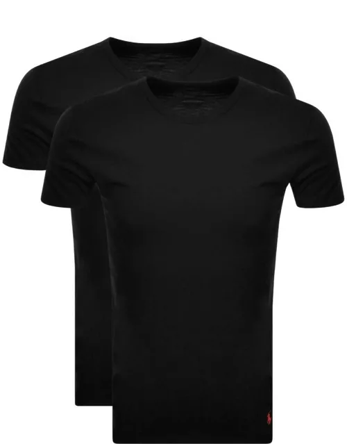 Ralph Lauren 2 Pack Crew Neck T Shirts Black