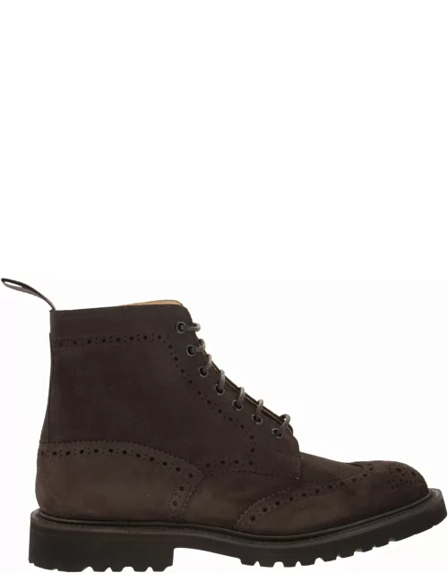 Tricker's Stow - Suede Laced Boot