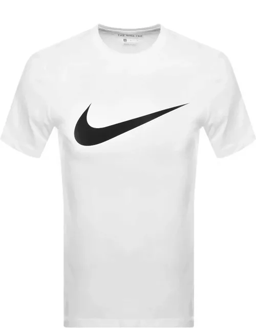 Nike Crew Neck Icon Swoosh T Shirt White