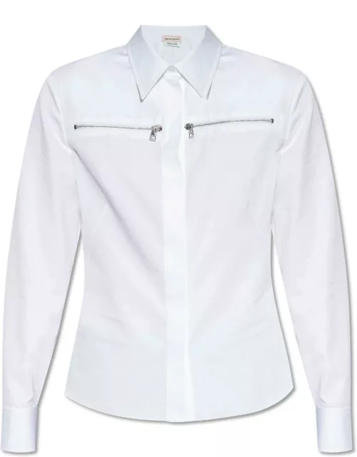 Alexander McQueen Zip Pocket Long-sleeved Shirt