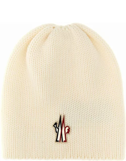 Moncler Grenoble Logo Patch Beanie