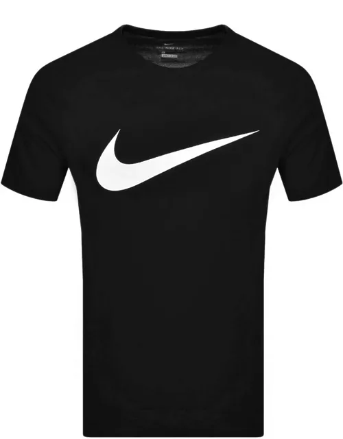 Nike Crew Neck Icon Swoosh T Shirt Black