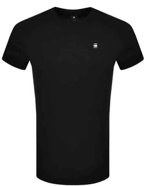 G Star Raw Lash Logo T Shirt Black
