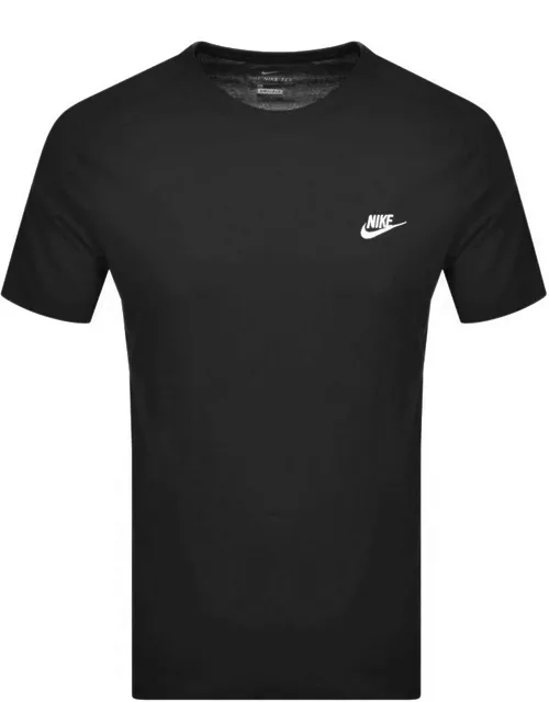 Nike Crew Neck Club T Shirt Black
