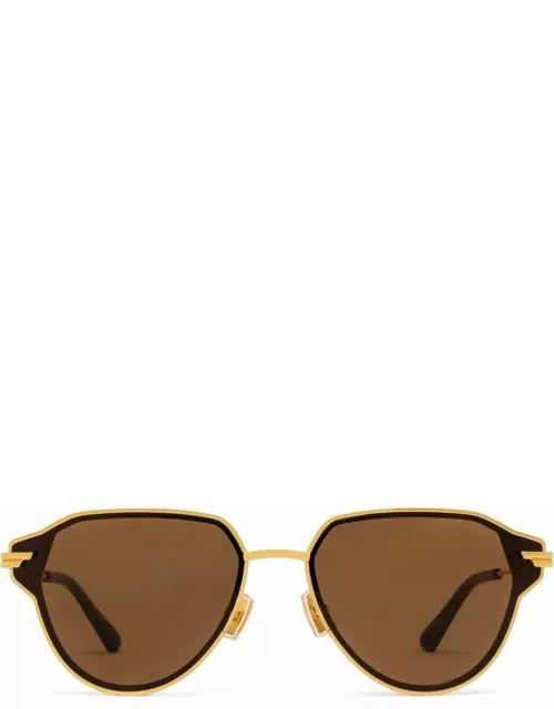 Bottega Veneta Eyewear Bv1271s Gold Sunglasse