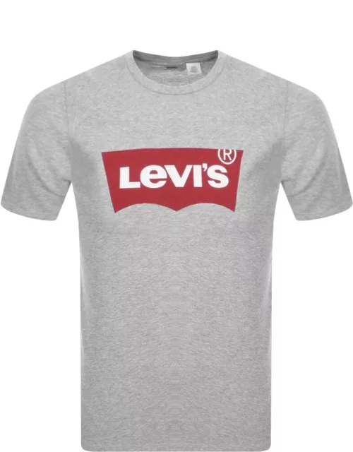 Levis Logo Crew Neck T Shirt Grey
