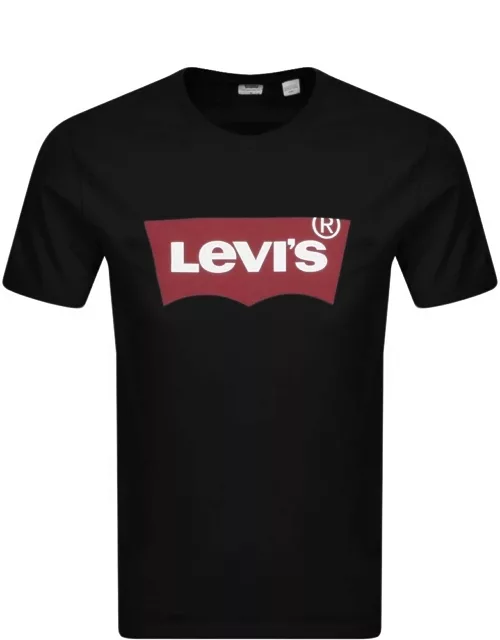 Levis Logo Crew Neck T Shirt Black