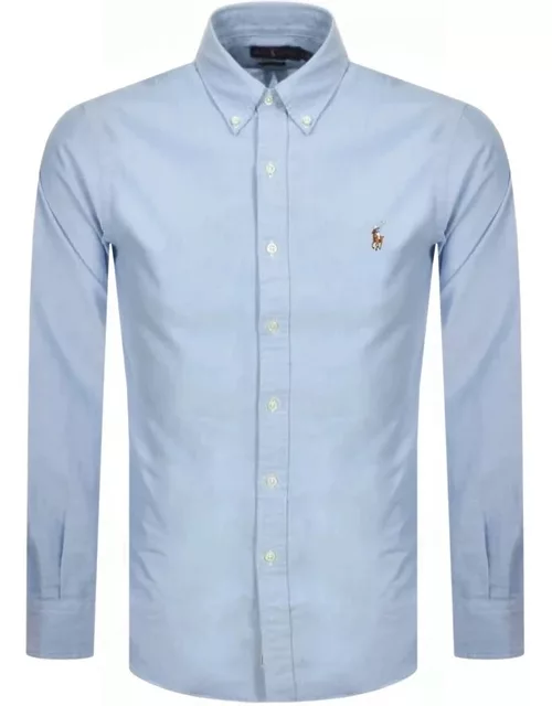 Ralph Lauren Slim Fit Oxford Shirt Blue