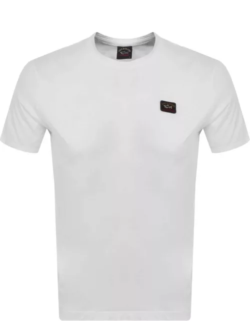 Paul And Shark Short Sleeved Logo T Shirt White
