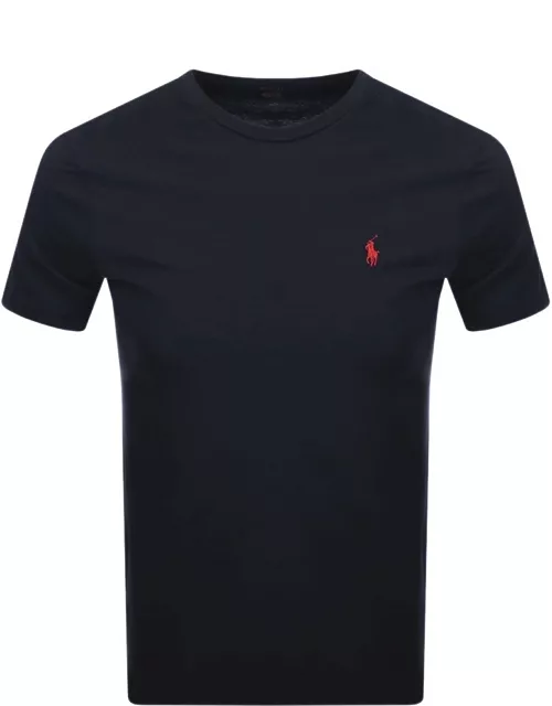 Ralph Lauren Custom Slim Fit T Shirt Navy