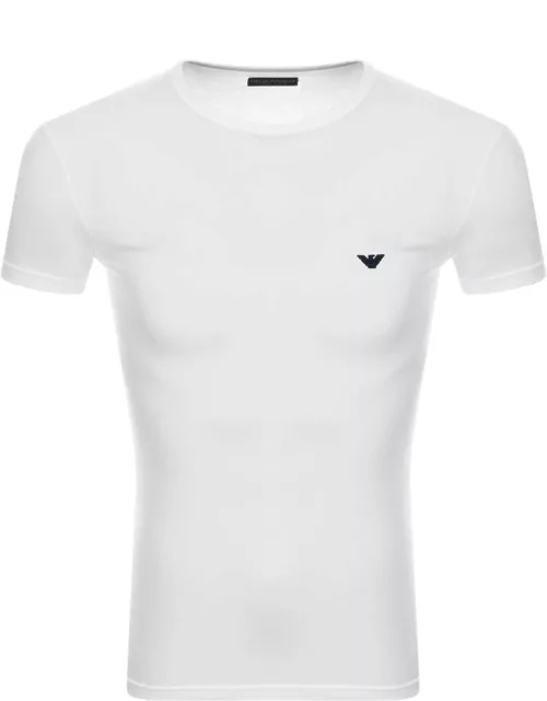 Emporio Armani Lounge Crew Neck T Shirt White