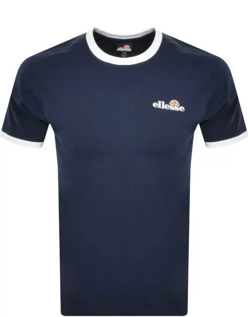 Ellesse Meduno Logo T Shirt Navy