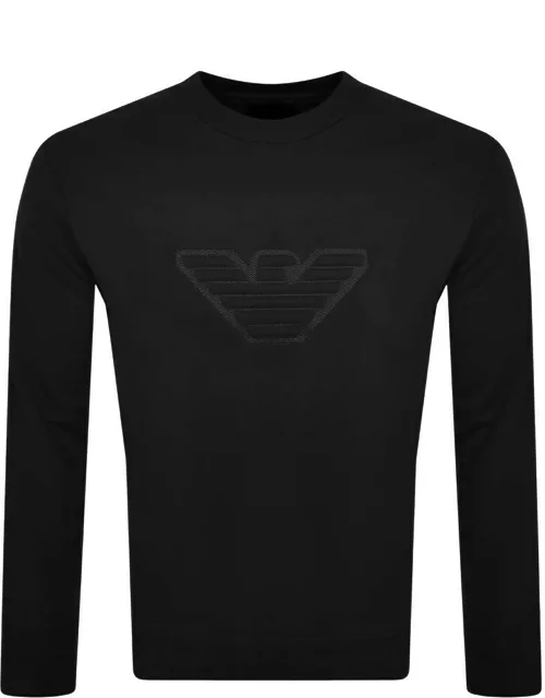 Emporio Armani Logo Sweatshirt Black