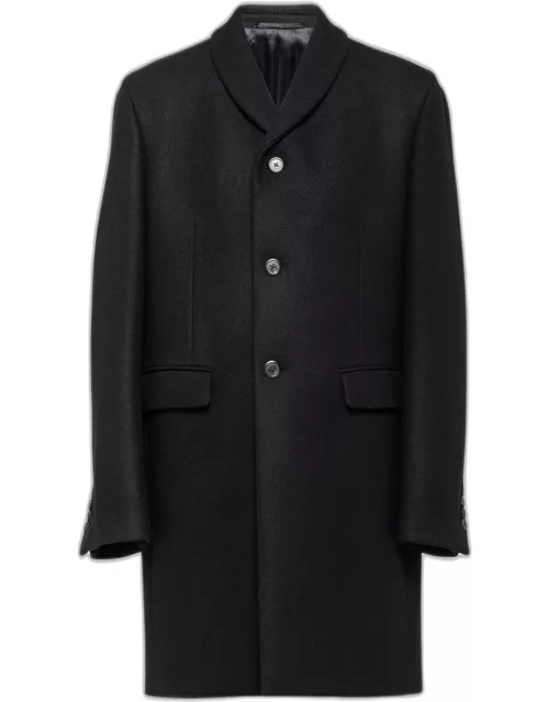Men's Darted Wool-Cashmere Topcoat
