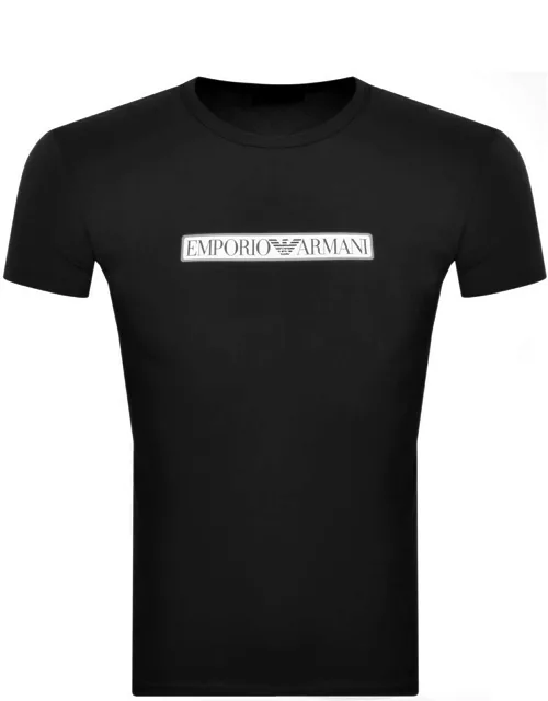 Emporio Armani Lounge Logo T Shirt Black