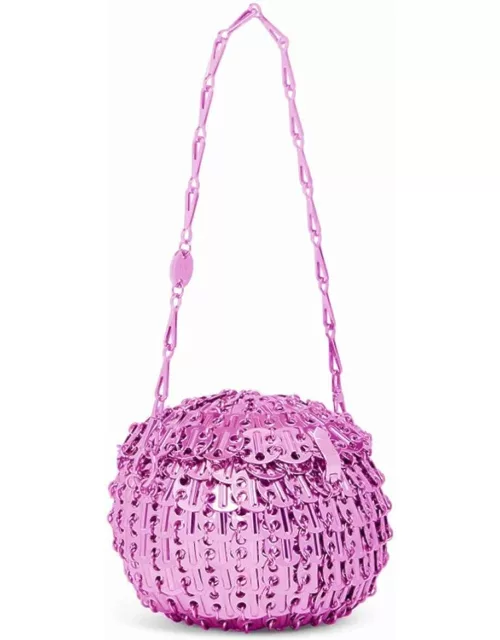 1969 Ball pink metal shoulder bag