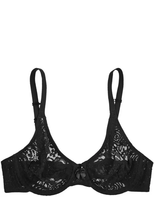 Wacoal Halo Lace Underwired bra - Black - 34D