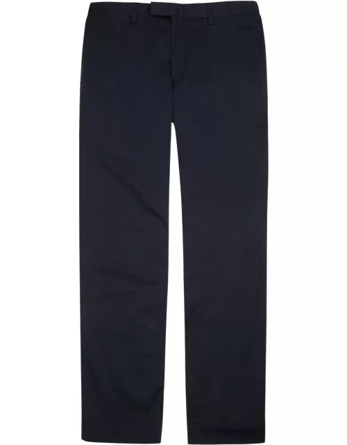 Polo Ralph Lauren Navy Slim-leg Stretch Cotton Chinos, Chinos, Button