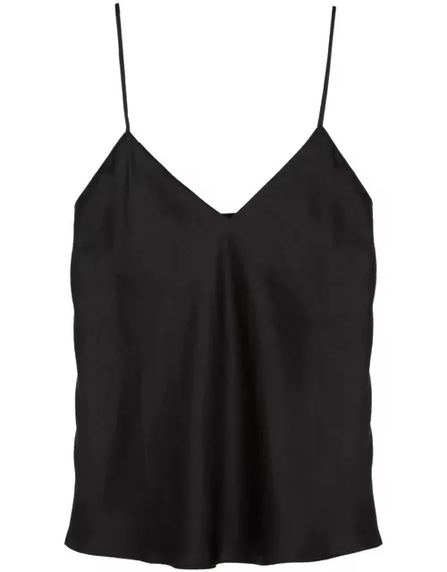 Simone PÉRÈLE Dream Silk Camisole top - Black
