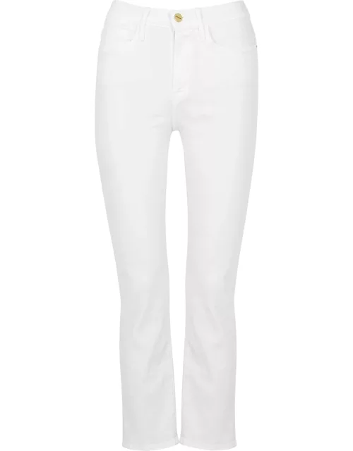 Frame Le High Slim-leg Jeans - White