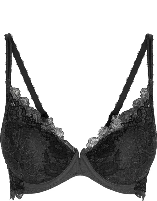 Wacoal Lace Perfection Push-up bra - Charcoal - 32A