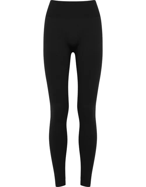Wolford Perfect Fit Black Stretch-jersey Leggings