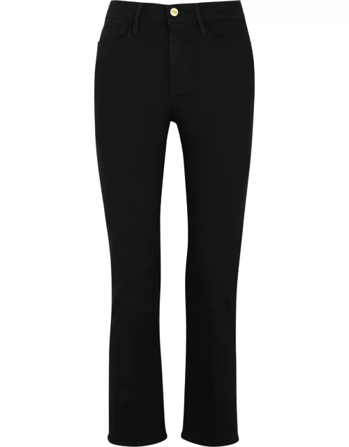 Frame Le High Straight-leg Jeans - Black