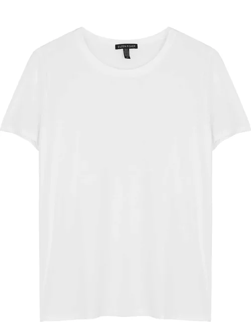 Eileen Fisher Stretch-jersey T-shirt - White