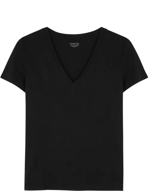 Vince Pima Cotton T-shirt - Black