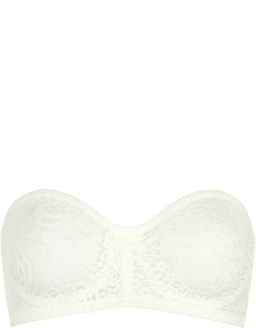 Wacoal Halo Lace Ivory Strapless bra - 34D