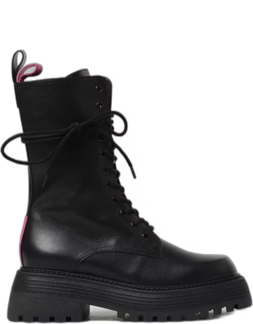 Flat Ankle Boots 3JUIN Woman colour Black