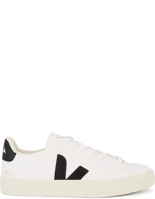 Veja Campo White Leather Sneakers, Sneakers, White, Grained Leather
