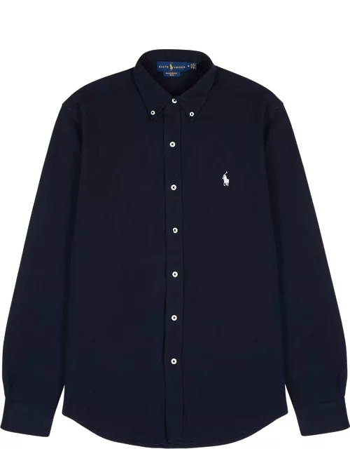 Polo Ralph Lauren Piqué Cotton Shirt - Navy