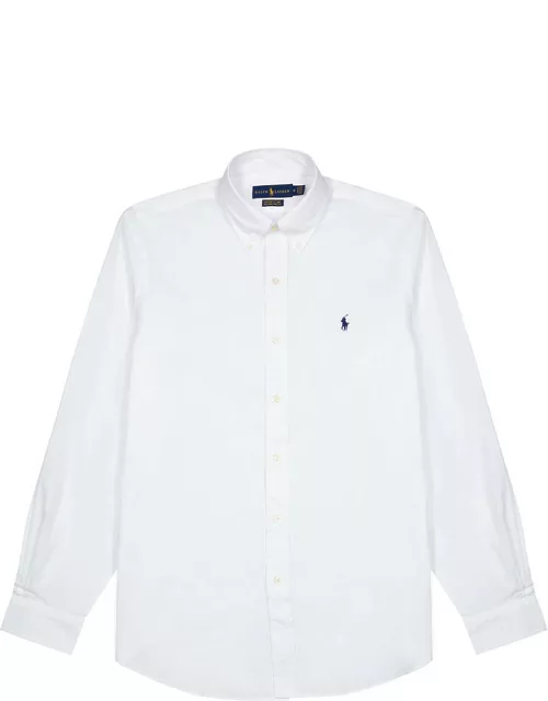 Polo Ralph Lauren Custom Cotton-poplin Shirt - White