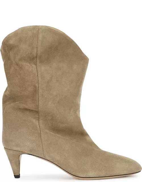 Isabel Marant étoile Dernee 65 Suede Ankle Boots - Taupe