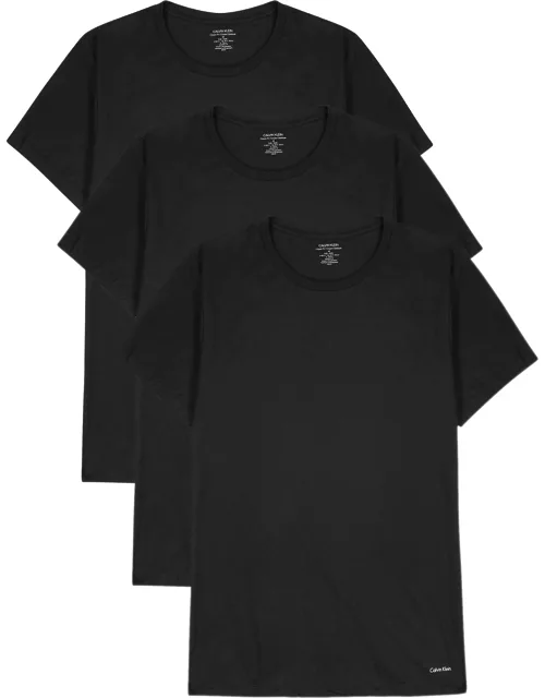 Calvin Klein Cotton-jersey T-shirt - set of Three - Black