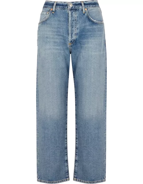 Citizens OF Humanity Emery Cropped Straight-leg Jeans - Blue