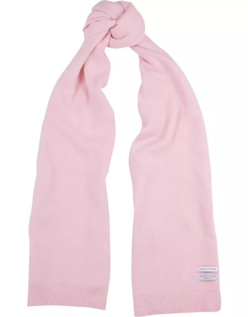 Colorful Standard Wool Scarf - Light Pink