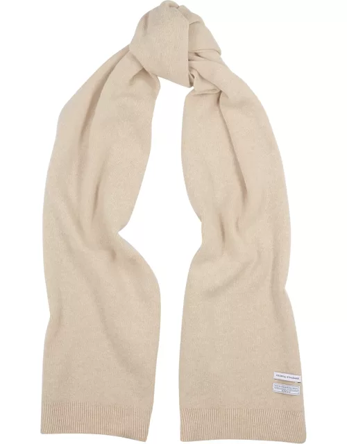 Colorful Standard Wool Scarf - Ivory
