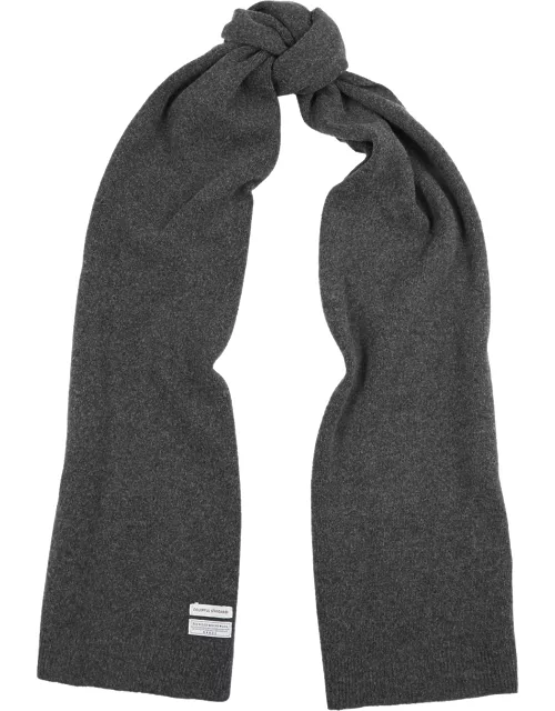 Colorful Standard Wool Scarf - Dark Grey