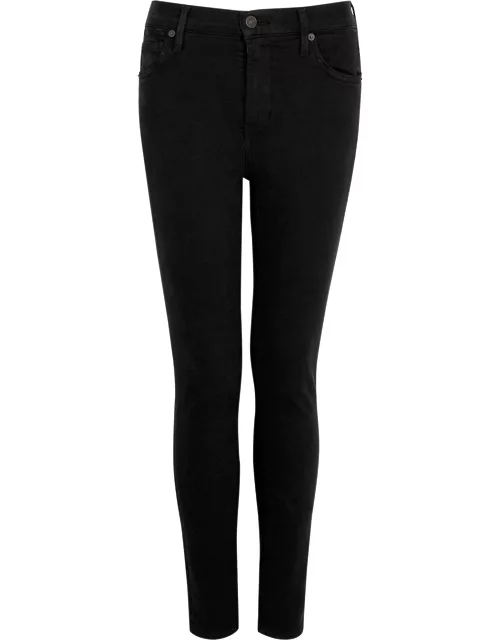 Citizens OF Humanity Rocket Ankle Black Skinny Jeans