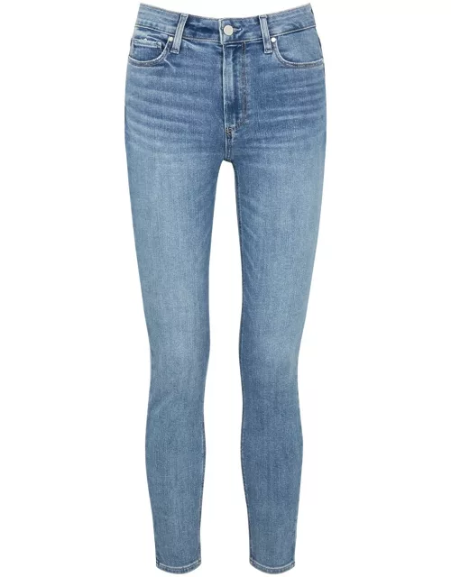 Paige Hoxton Ankle Blue Skinny Jeans