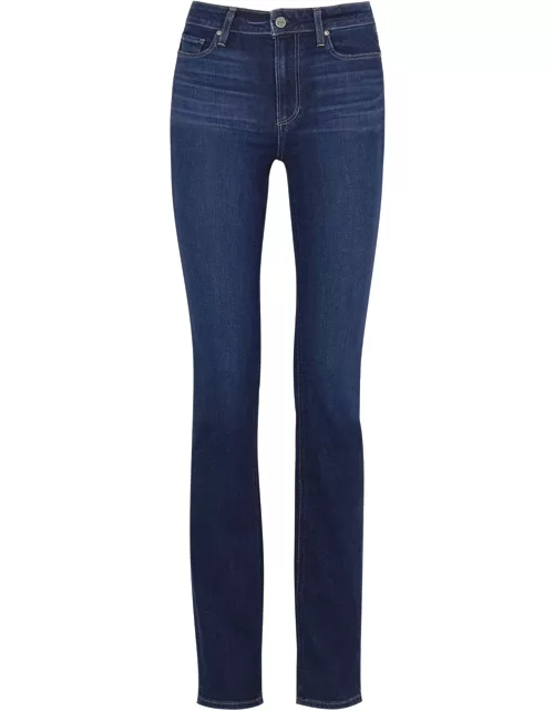 Paige Hoxton Transcend Slim-leg Jeans - Dark Blue