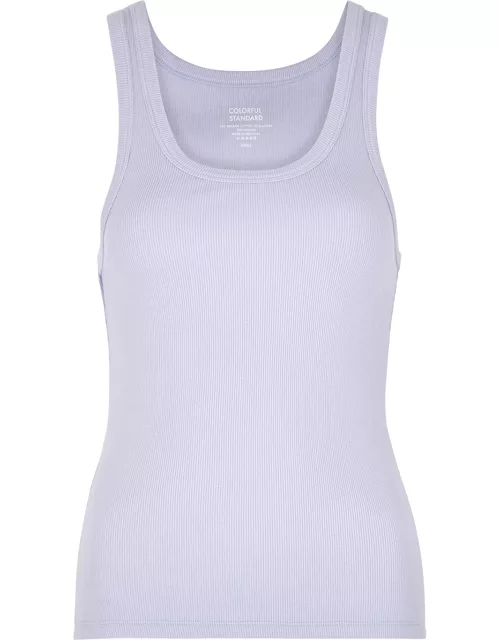 Colorful Standard Ribbed Stretch-cotton Tank - Lilac
