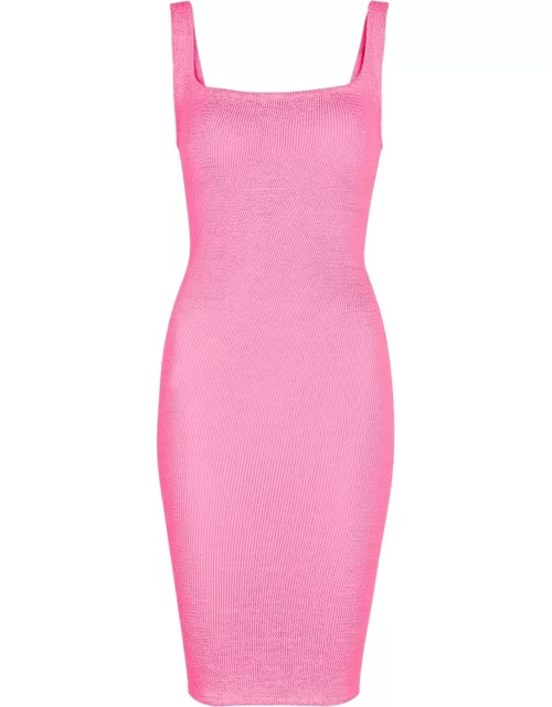 Hunza G Pink Seersucker Dress, Dress, Nylon - One