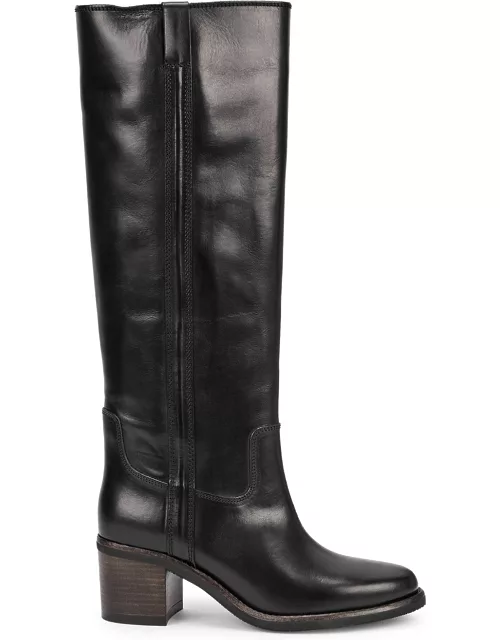 Isabel Marant étoile Seenia 65 Black Leather Knee-high Boots