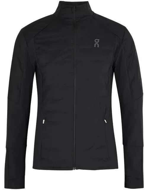 ON Running Climate Black Quilted Stretch-shell Jacket
